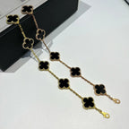 [Timi]New  CLOVER 5 MOTIF ONYXS BRACELET COLLECTION