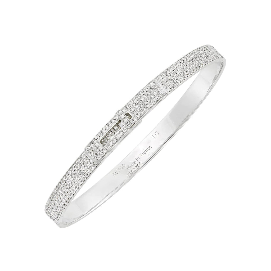 TimiHM KELLY BRACELET IN SILVER AND FULL PAVE DIAMOND