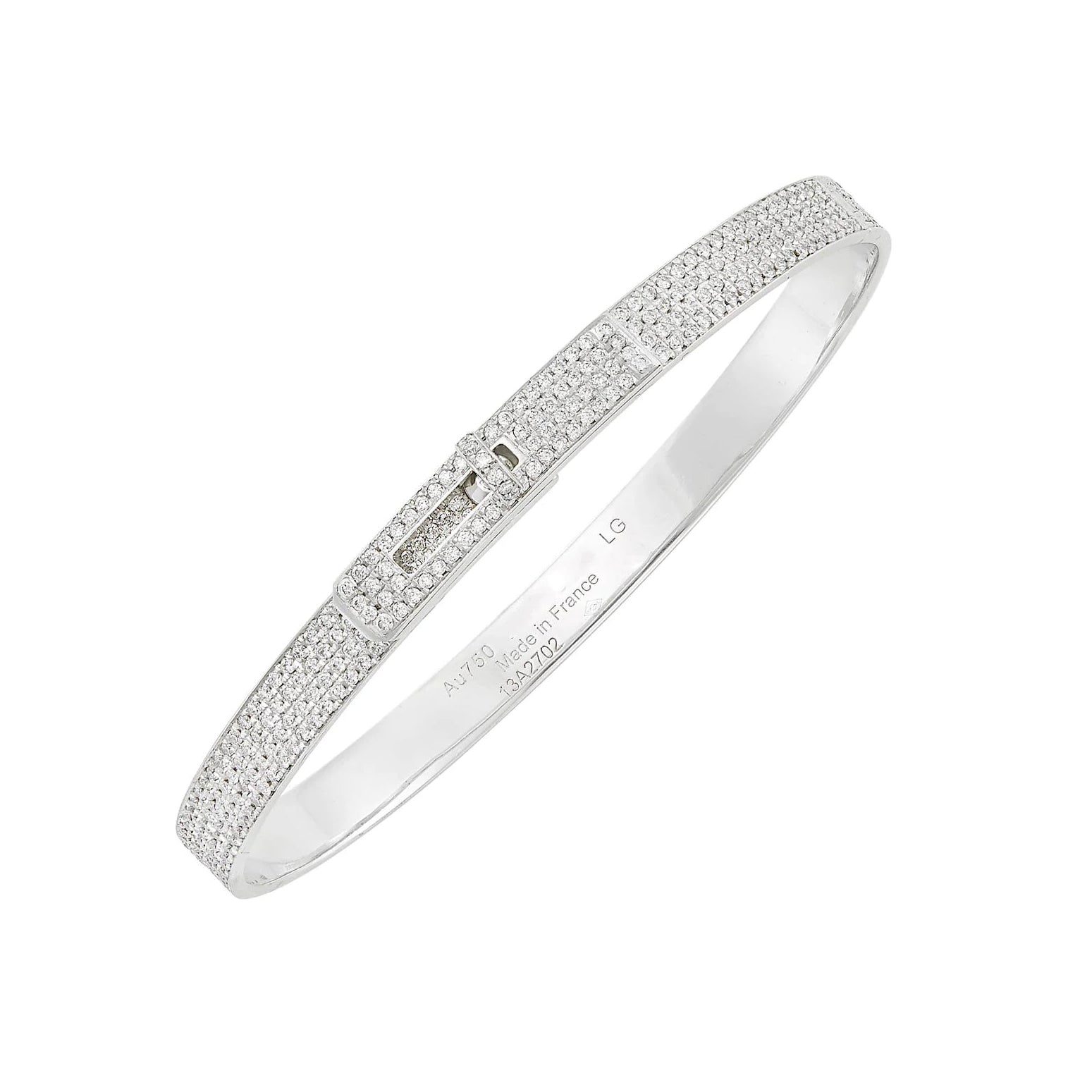 TimiHM KELLY BRACELET IN SILVER AND FULL PAVE DIAMOND