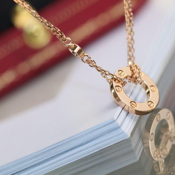TimiLOVE NECKLACE ADJUSTABLE ROSE GOLD 2 DIAMOND