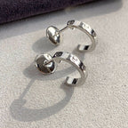 TimiLOVE EARRINGS 2.65MM SILVER