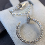 TimiJUSTE NECKLACE SILVER DIAMONDS
