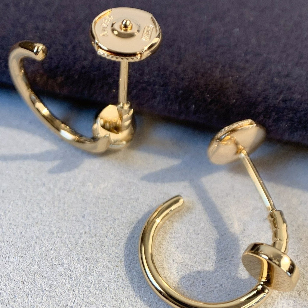 TimiJUSTE EARRINGS PINK GOLD
