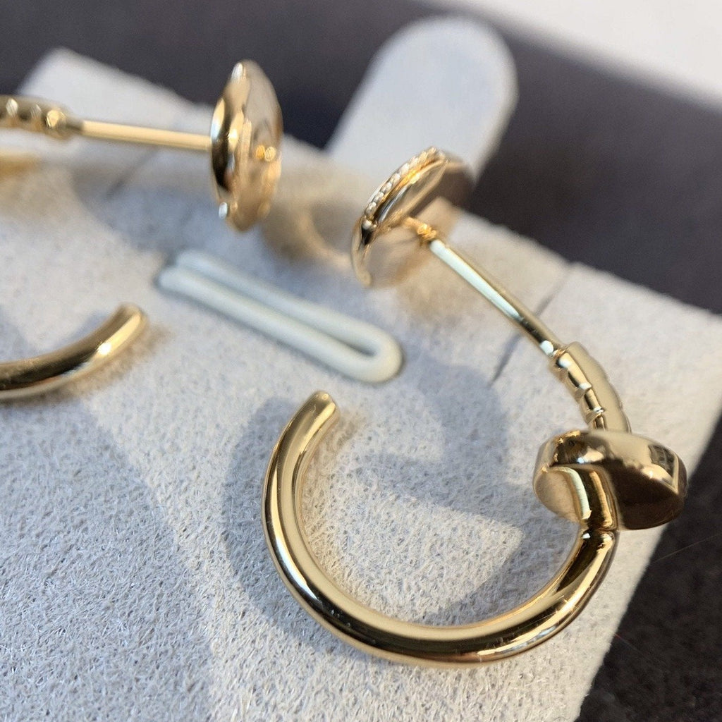 TimiJUSTE EARRINGS PINK GOLD
