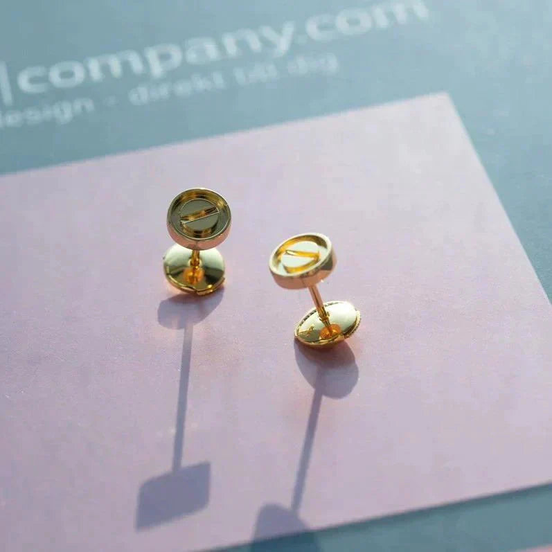 TimiLOVE EARRINGS GOLD 10MM