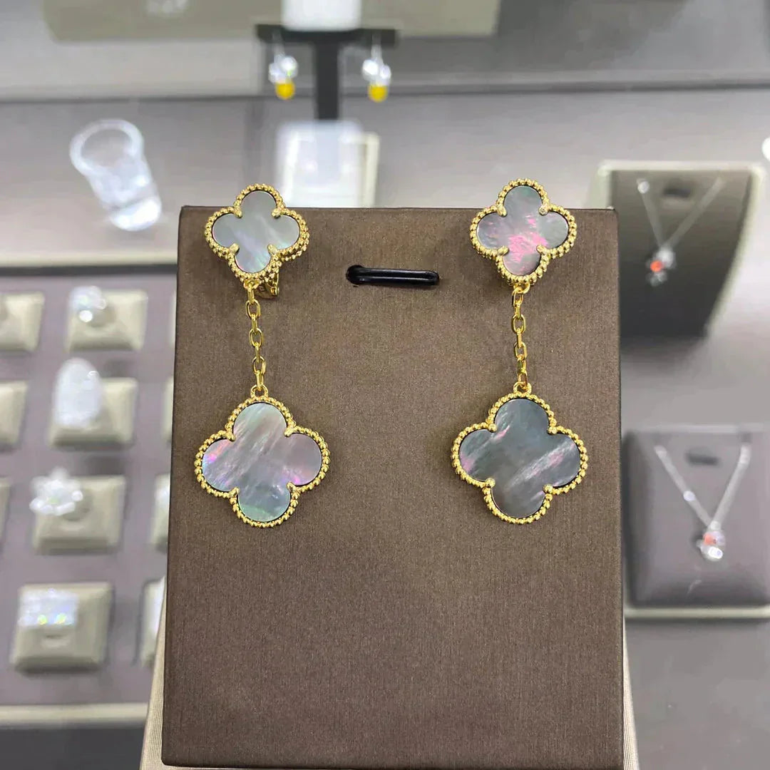 ¡®Timi¡¯CLOVER 2 MOTIFS  EARRINGS (MULTIPLE CHOICESC