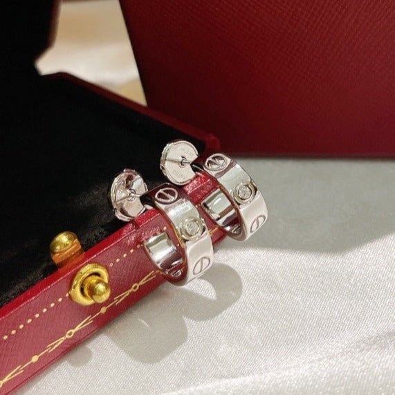 ¡®Timi¡¯LOVE EARRINGS 5.7MM 2 DIAMONDS