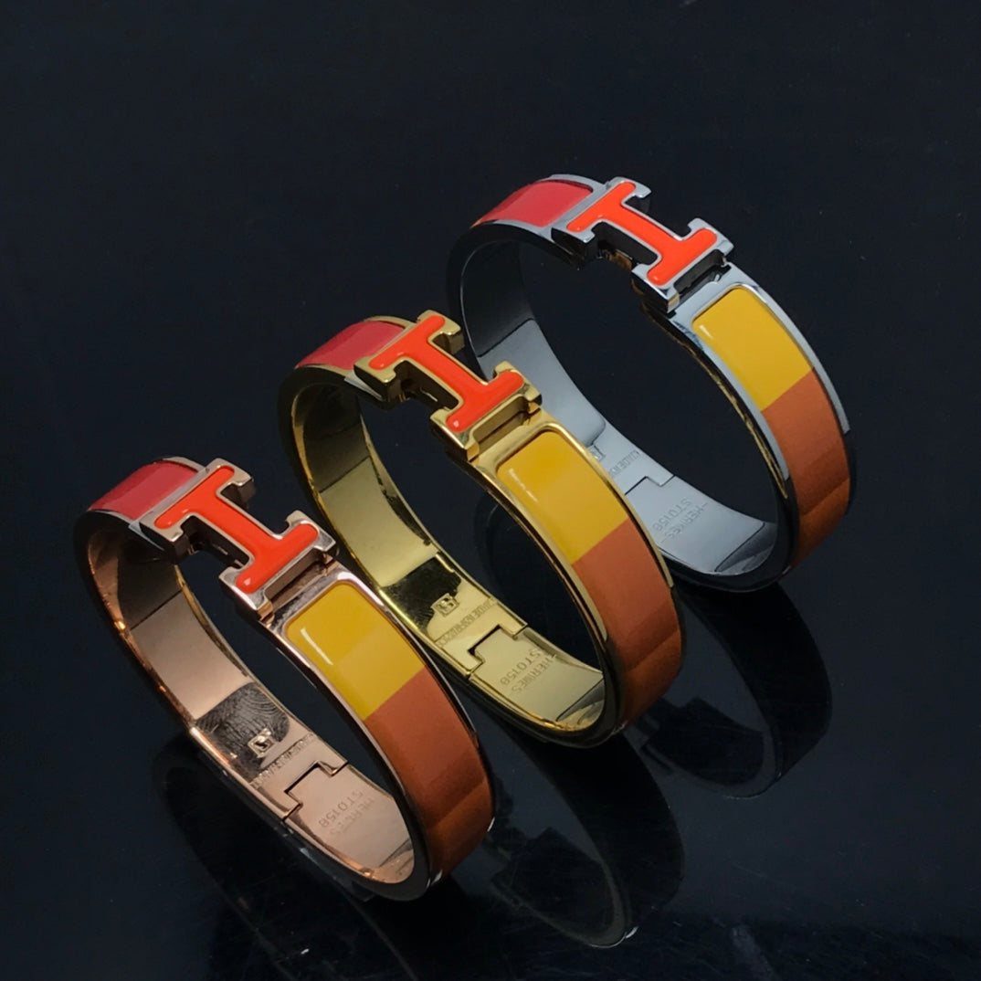 TimiH BRACELET ORANGE RAINBOW CERAMIC