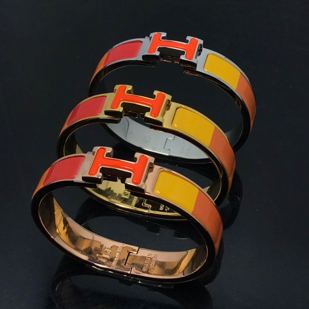 TimiH BRACELET ORANGE RAINBOW CERAMIC