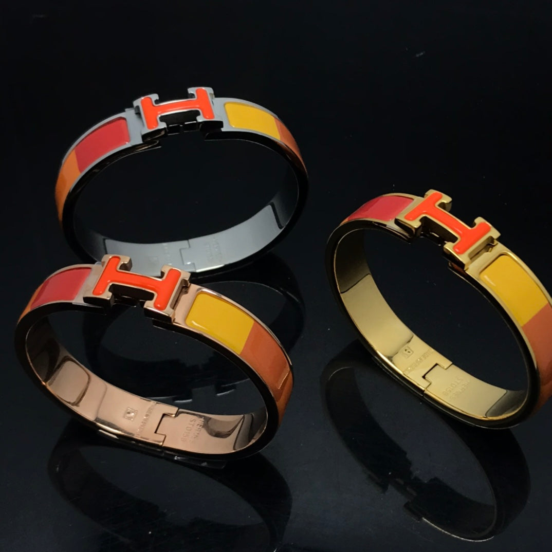 TimiH BRACELET ORANGE RAINBOW CERAMIC