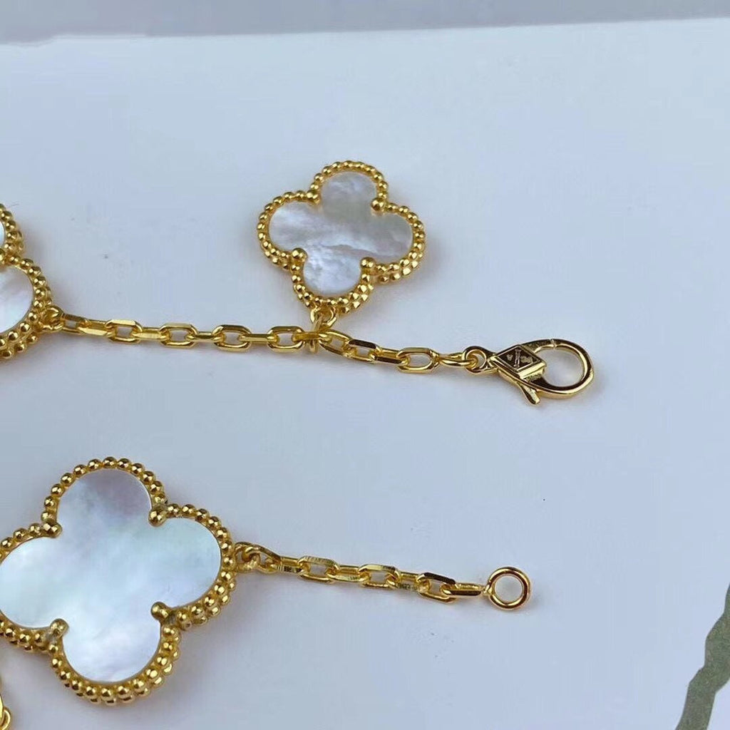 ¡®Timi¡¯MAGIC CLOVER MOP GOLD BRACELET 5 MOTIFS