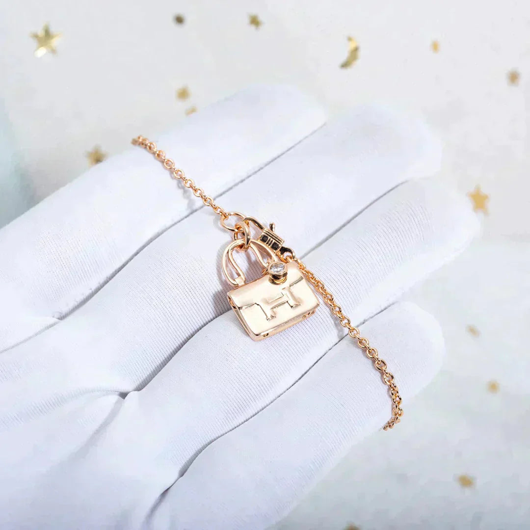 TimiAMULETTE PEDANT ROSE GOLD NECKLACE