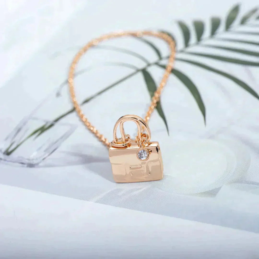 TimiAMULETTE PEDANT ROSE GOLD NECKLACE