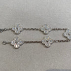 [Timi] New  CLOVER 5 MOTIF FULL DIAMOND BRACELET COLLECTION