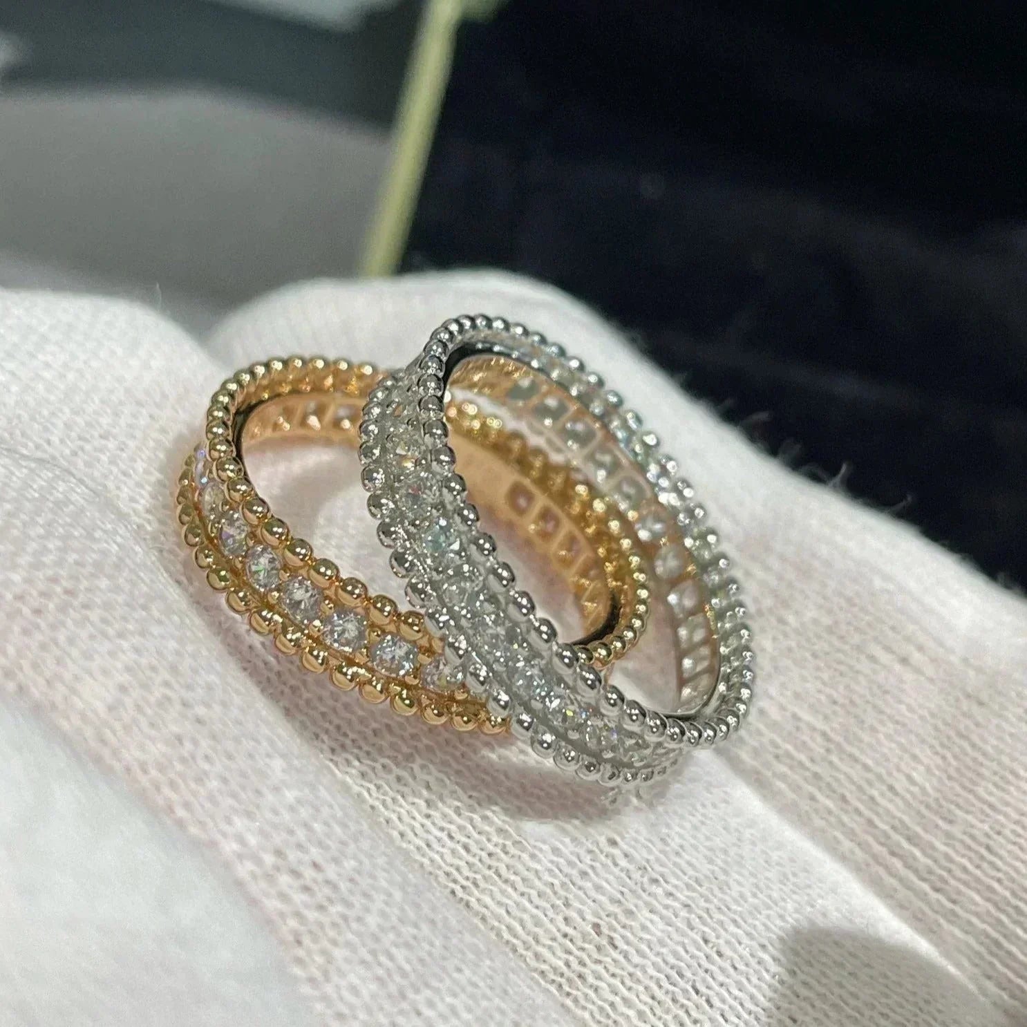 TimiPERLEE DIAMOND ROSE GOLD RING