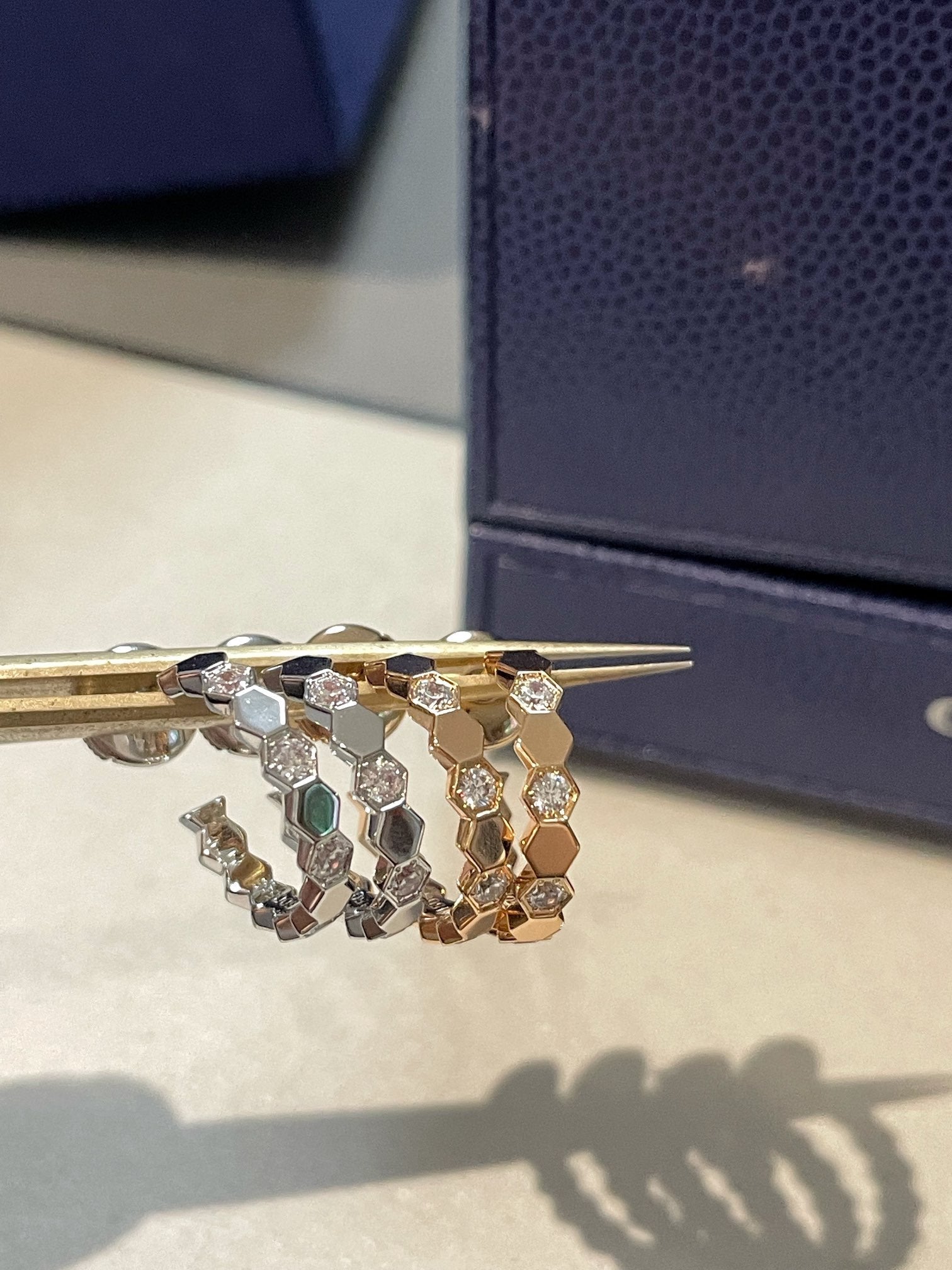 TimiBEE LOVE Earrings GOLD DIAMOND