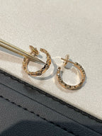 TimiBEE LOVE Earrings GOLD DIAMOND