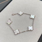 [Timi]New CLOVER WHITE PEARL MOP 5 MOTIF BRACELET COLLECTION