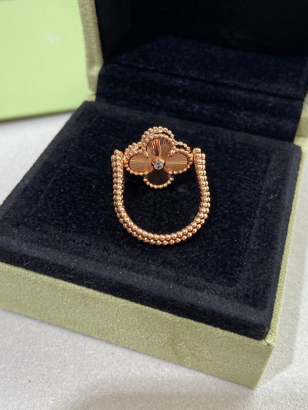 TimiCLOVER RIVERSIBLE ROSE GOLD RING