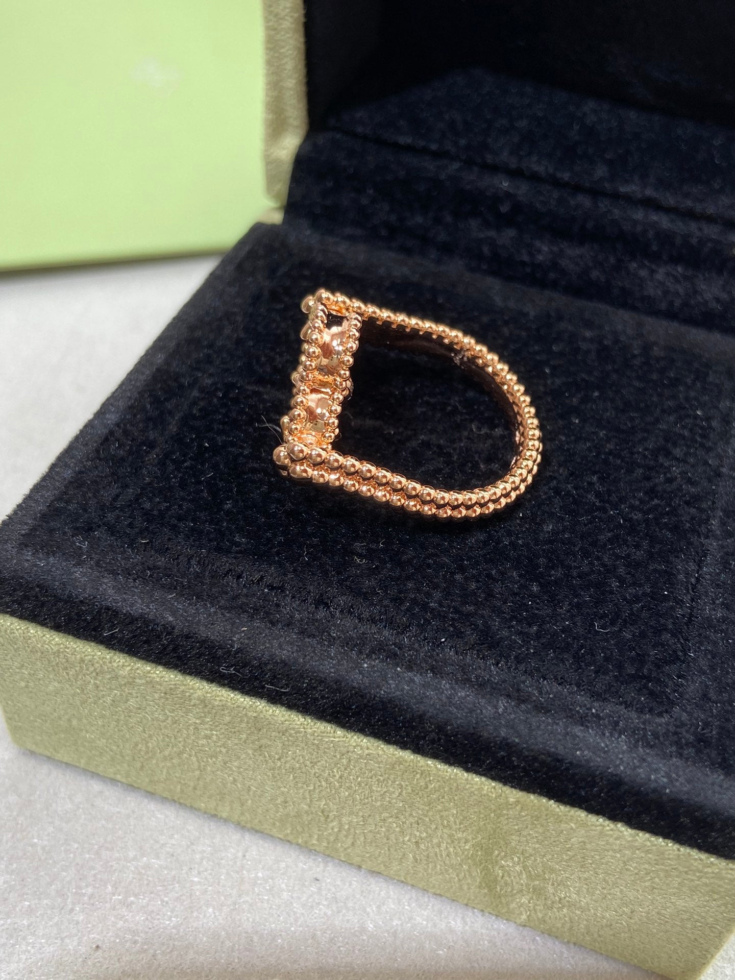 TimiCLOVER RIVERSIBLE ROSE GOLD RING