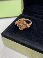 TimiCLOVER RIVERSIBLE ROSE GOLD RING