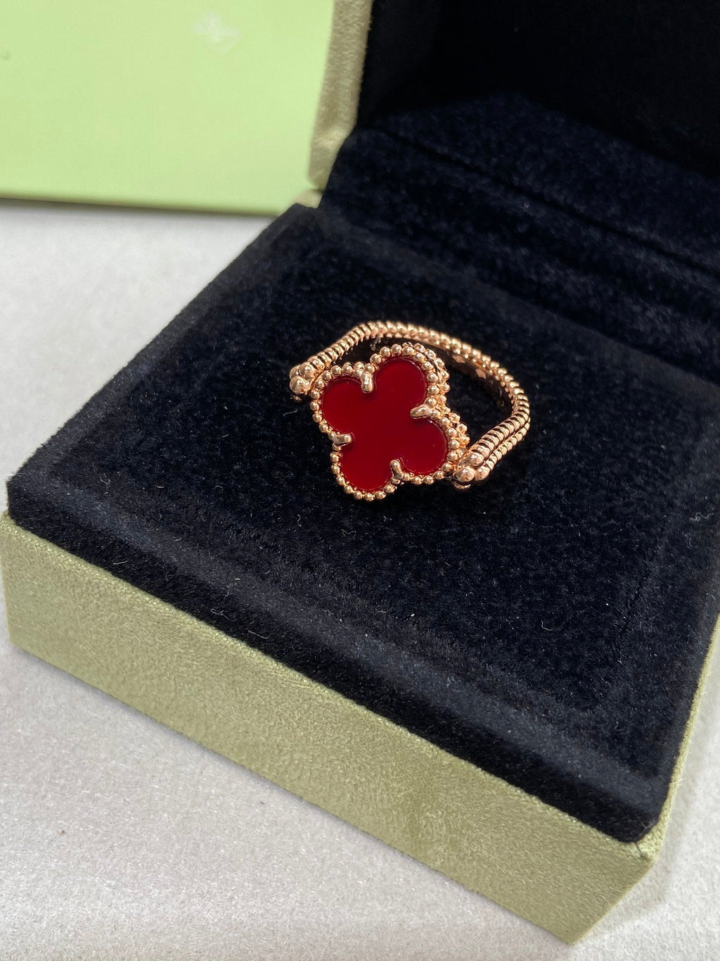 TimiCLOVER RIVERSIBLE ROSE GOLD RING
