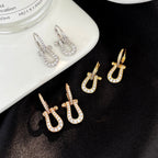 TimiFORCE 10 FULL DIAMOND DROP EARRINGS MEDIUM MODEL