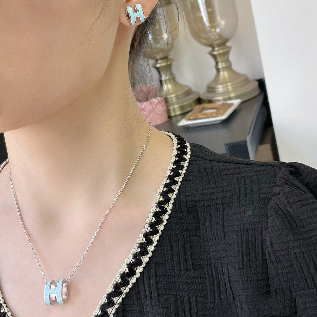 TimiPOP H SKY BLUE NECKLACE