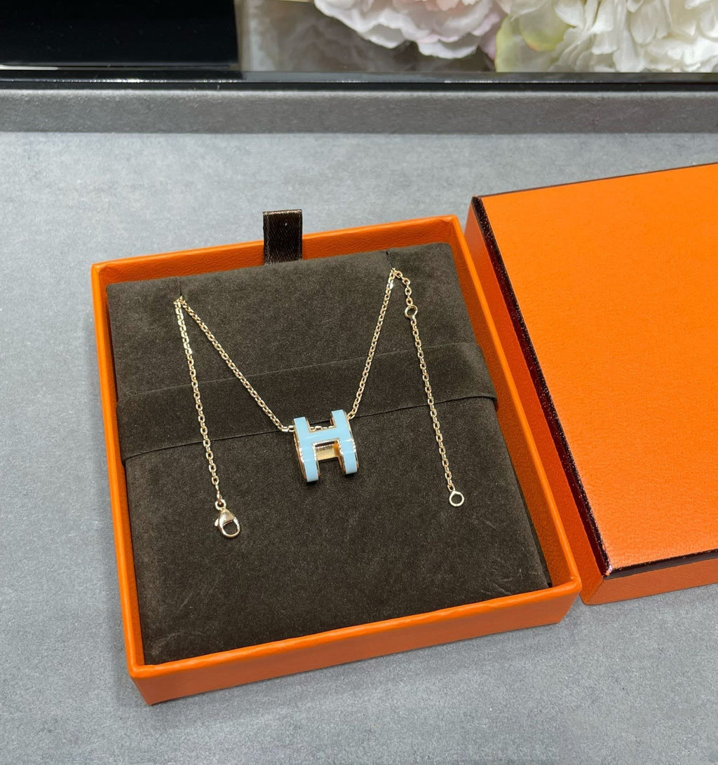 TimiPOP H SKY BLUE NECKLACE