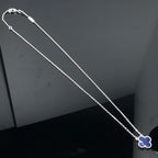 TimiCLOVER PIETERSITE SILVER LONG NECKLACE