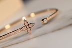 TimiIDYLLE GOLD OPEN BRACELET DIAMOND PAVED