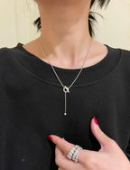 TimiFINESSE SILVER DIAMOND NECKLACE