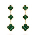 TimiCLOVER MALACHITE 3 MOTIFS GOLD