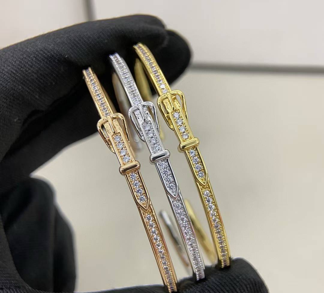 [Timi]DIAMOND-ENCRUSTED BRACELET THREE COLORS