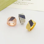 [Timi]  PERLEE DIAMOND RING ,5-ROW DIAMOND-SET DESIGN