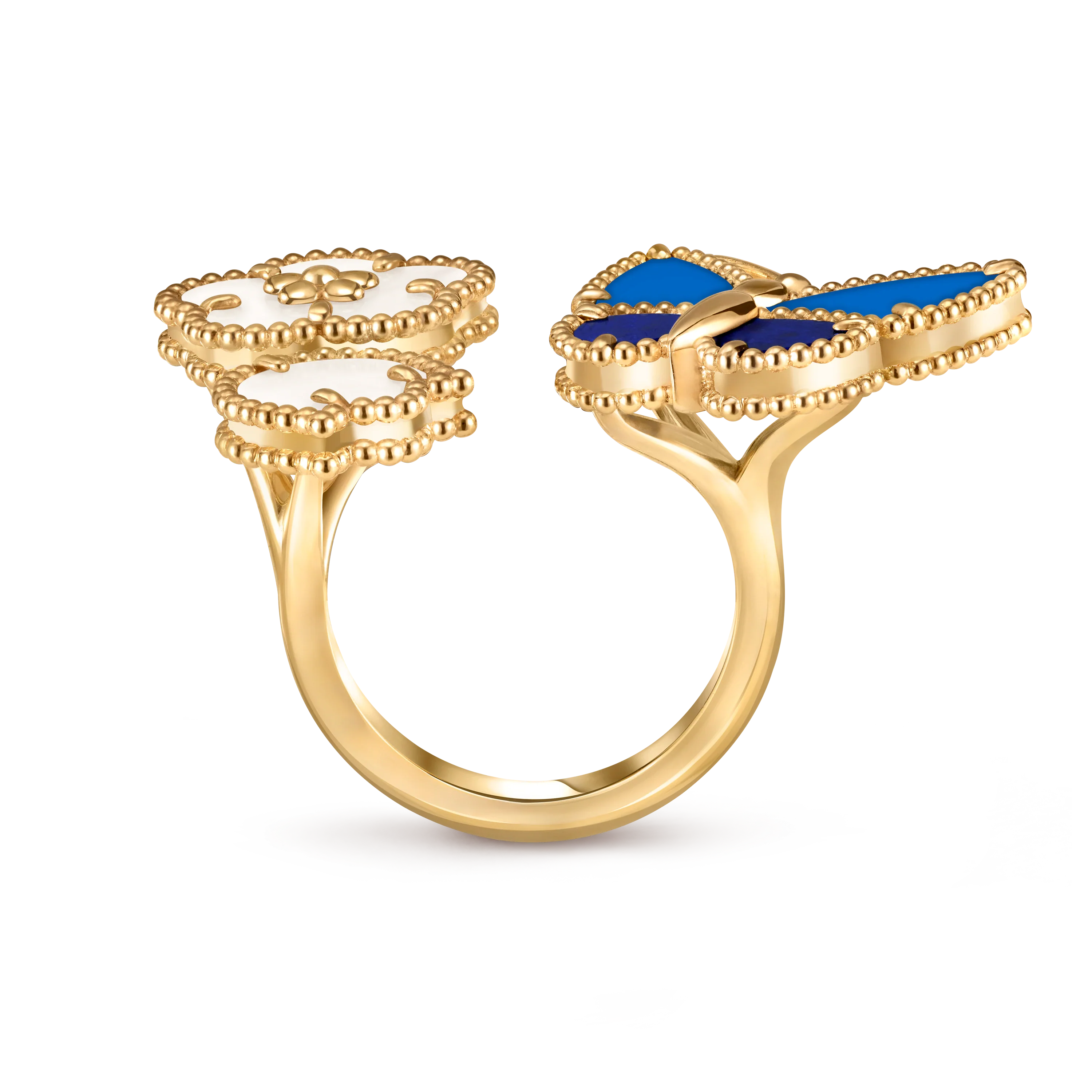 [Timi]2026 NEW MODEL SPRING LUCKY 3 MOTIF GOLD RING