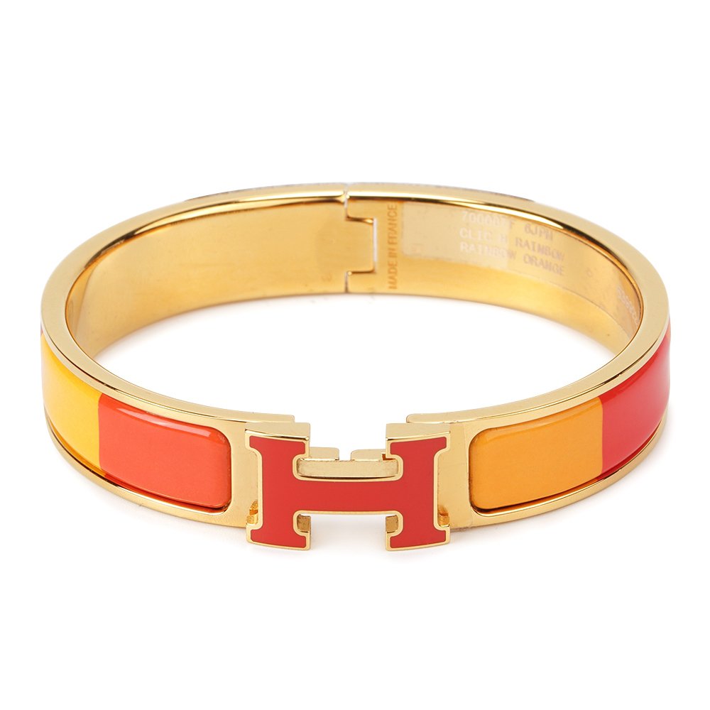TimiH BRACELET ORANGE RAINBOW CERAMIC