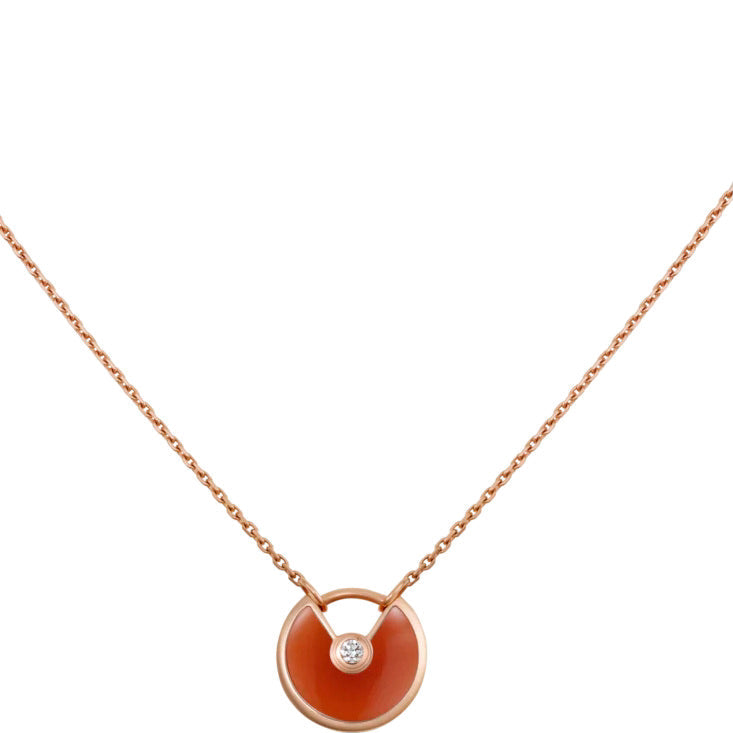 TimiAMULETTE GOLD CARNELIAN ONYX NECKLACE