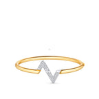 TimiVOLTE UPSITE DOWN GOLD DIAMOND BRACELET