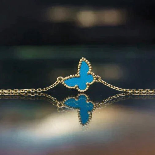 ¡®Timi¡¯BUTTERFLY TURQUOISE BUTTERFLY BRACELET
