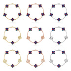 [Timi]New  CLOVER 5 MOTIF ONYXS BRACELET COLLECTION