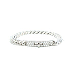 TimiKELLY CHAIN SILVER DIAMOND BRACELET