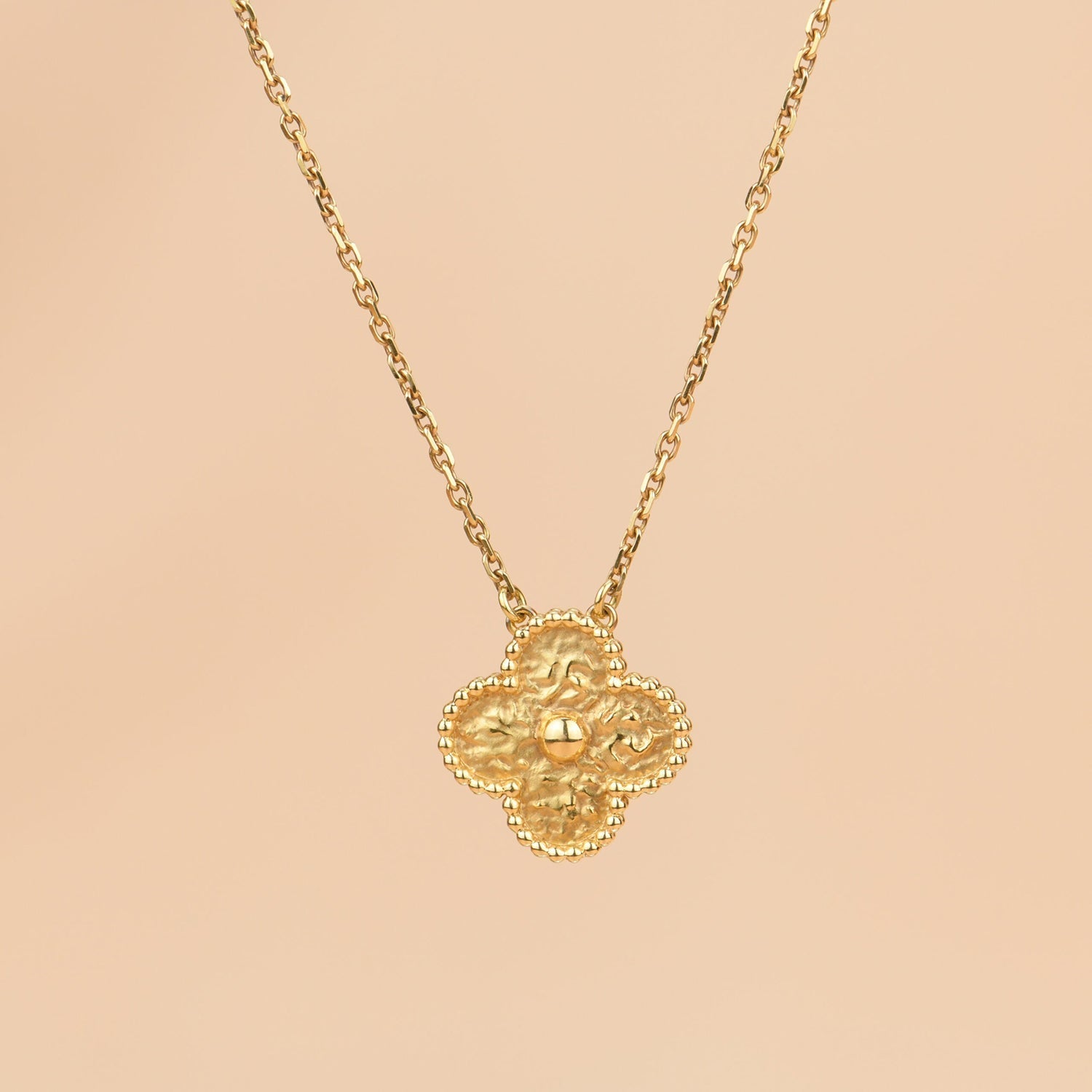 ¡®Timi¡¯CLOVER 15MM  BRONZING NECKLACE