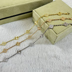 [¡®Timi¡¯]CLOVER 6 MOTIF DIAMOND LASER BRACELET
