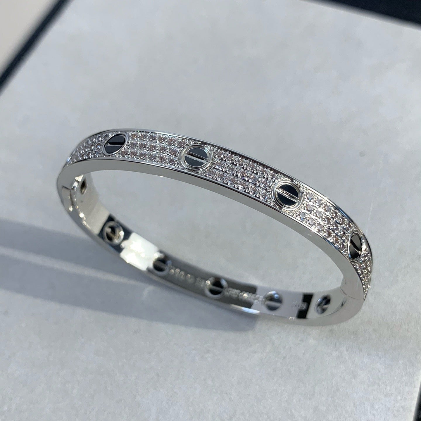 TimiLOVE BRACELET 6.1MM DIAMOND-PAVED CERAMIC
