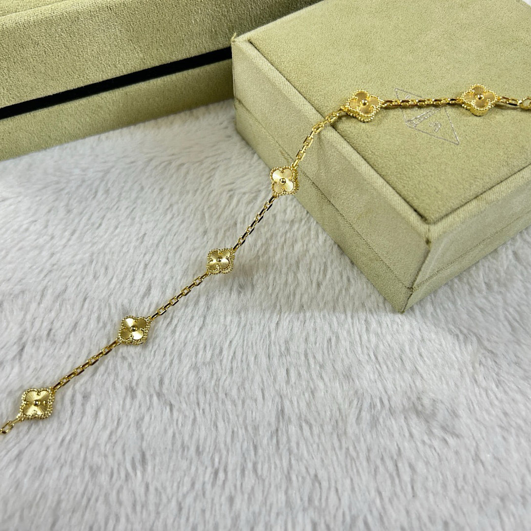 [Timi]New CLOVER 6 MOTIF DIAMOND BRACELET