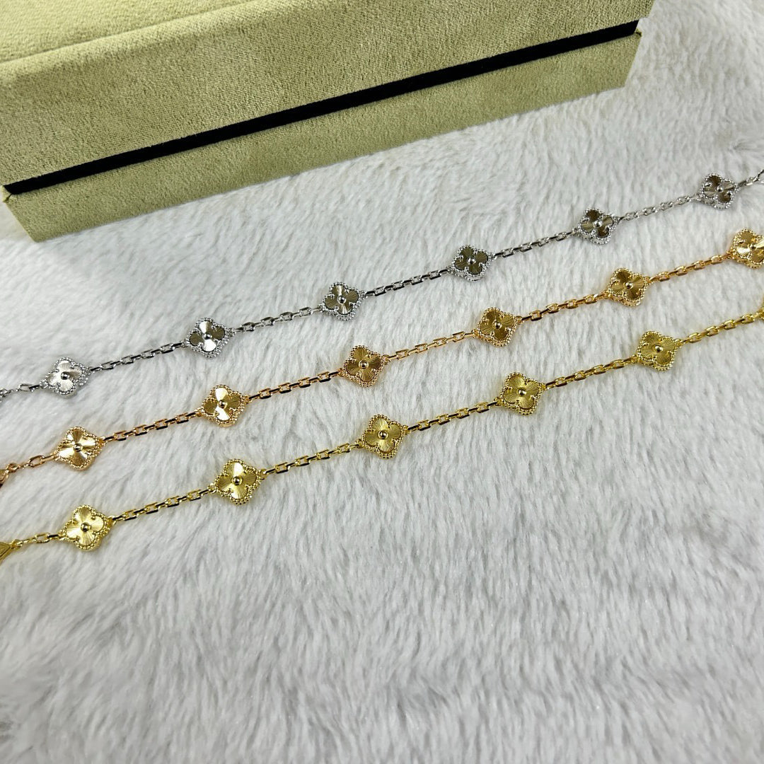 [Timi]New CLOVER 6 MOTIF DIAMOND BRACELET