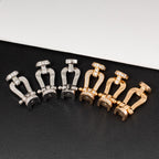 TimiFORCE LARGE HORSESHOE FULL DIAMOND BRACELET GOLD