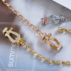 TimiFORCE LARGE HORSESHOE CLASP  METAL BRACELET