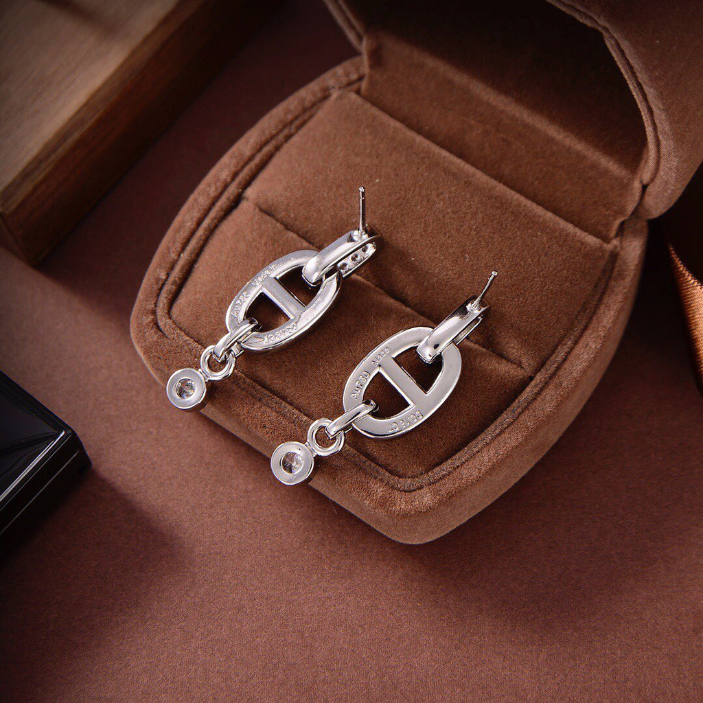TimiHM CHAINE DIAMOND EARRINGS